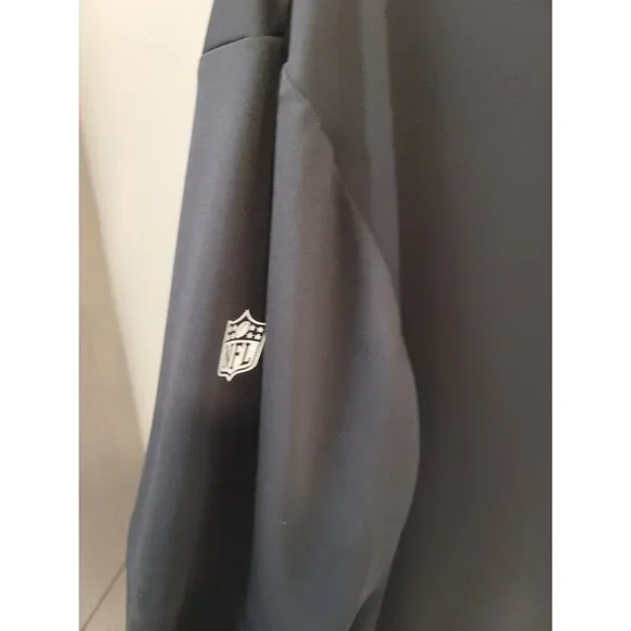 NIKE ATLANTA FALCONS TEAM PLAYER ISSUED HOODIE BLACK Men’s L TJ Yates - Picture 3 of 9